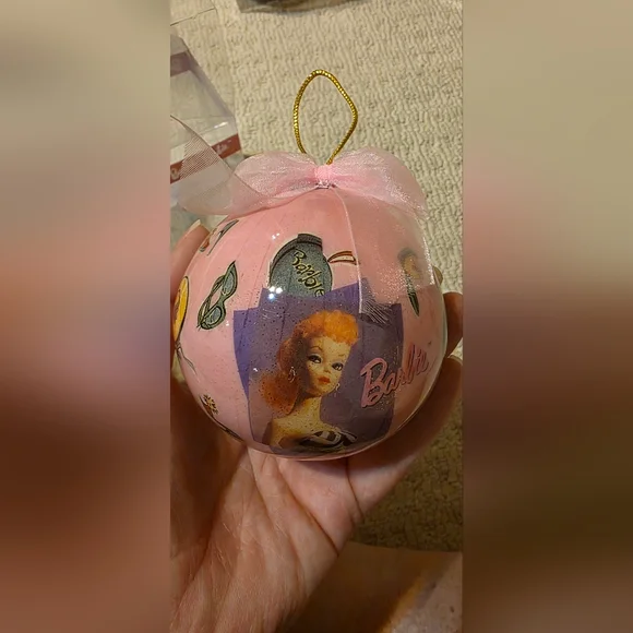 Lot Of (4) Barbie Christmas Balls, Collectible, Circa 1996, NIB - Picture 2 of 8